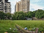 Mumbai, India. June 22, 2026 - Photo of open plot in the Meghwadi area of Parel, the BMC recently demolished an illegal encroachment on the plot. Mumbai, India. June 22, 2026. (Photo by Raju Shinde/HT Photo) (Raju Shinde)