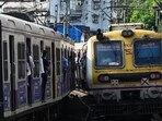 Thane, India. June 10, 2025: Local trains cross near section at Mumbra Railway Station, where four commuters lost their lives and nine others were injured on June 9, 2025, in Thane, India. The incident occurred when the commuters fell from a train heading to Chhatrapati Shivaji Maharaj Terminus. Thane India. June 10, 2025. (Photo by Raju Shinde/HT Photo) (Hindustan Times)