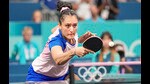 File image of India's Manika Batra during the women's singles round of 16 table tennis match against Japan's Miu Hirano at the 2024 Summer Olympics, in Paris. (PTI)