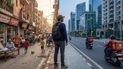A Gurgaon man said moving from Delhi changed his life, making it easier but far less connected. (Representational image/Gemini AI generated) A Gurgaon man said moving from Delhi changed his life, making it easier but far less connected. (Representational image/Gemini AI generated)