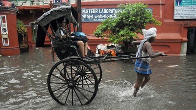 রাজ্যের আবহাওয়ায় ফের বড় পরিবর্তনের ইঙ্গিত দিল আলিপুর আবহাওয়া দপ্তর। (Utpal Sarkar) রাজ্যের আবহাওয়ায় ফের বড় পরিবর্তনের ইঙ্গিত দিল আলিপুর আবহাওয়া দপ্তর। (Utpal Sarkar)