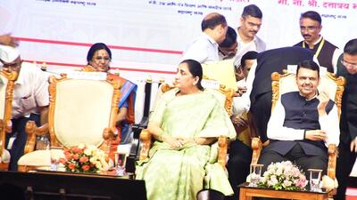MP Medha Kulkarni on Friday alleged that her party MLA prevented her from sitting in front row during a students’ felicitation function held for successful Maratha candidates as she is a Brahmin. (HT)