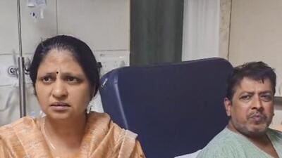 Pooja Goyal and Praveen Goyal, parents of Siya Goyal, speak to the media, in Pune, Maharashtra, Thursday. Pooja has claimed that her daughter had expressed reluctance to visit Lohagad Fort with her fiance Ketan Agarwal on June 18. (PTI) Pooja Goyal and Praveen Goyal, parents of Siya Goyal, speak to the media, in Pune, Maharashtra, Thursday. Pooja has claimed that her daughter had expressed reluctance to visit Lohagad Fort with her fiance Ketan Agarwal on June 18. (PTI)