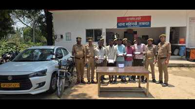 The accused in police custody. (HT PHOTO) The accused in police custody. (HT PHOTO)