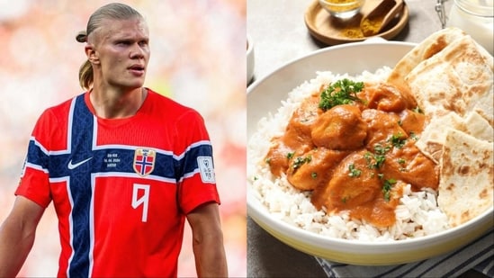 Norwegian player Erling Haaland’s revelation that he loves Indian cuisine, especially butter chicken and garlic naan, has delighted Indian fans