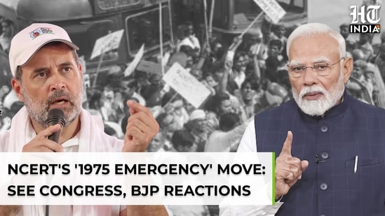 NCERT's '1975 emergency in class 9 books' move: watch BJP Vs Congress reactions