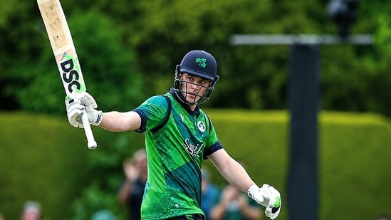 Lorcan Tucker stabilised Ireland's innings.