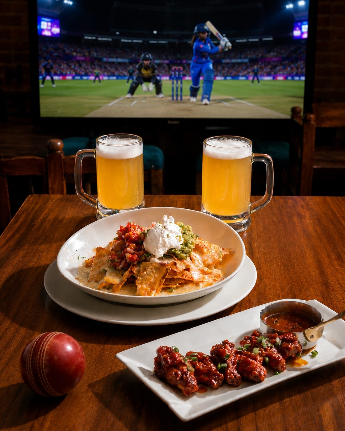 A world cup platter at Cafe Delhi Heights A world cup platter at Cafe Delhi Heights