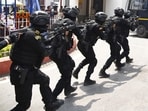 Anti-Terrorism Squad (ATS) personnel  (Santosh Kumar /HT)