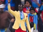 Michel Kuka Mbolandinga was in attendance at Guadalajara Stadium for DR Congo's 1-0 loss to Colombia.