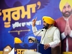 Punjab chief minister Bhagwant Mann speaking during the launch of the 'Soorma’ campaign in Ludhiana on Saturday. (ANI) Punjab chief minister Bhagwant Mann speaking during the launch of the 'Soorma’ campaign in Ludhiana on Saturday. (ANI)
