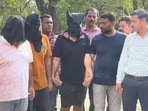 Acting on the tip-off, the police laid a trap and detained three suspects. 