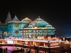The Ram temple in Ayodhya.