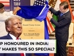 Why has a road in Hyderabad been named after US President Donald Trump? Why has a road in Hyderabad been named after US President Donald Trump?