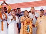 Uttar Pradesh chief minister Yogi Adityanath in Deoria on Friday. (PTI PHOTO) Uttar Pradesh chief minister Yogi Adityanath in Deoria on Friday. (PTI PHOTO)