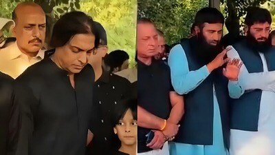 শোয়েব আখতারের দাদা শহিদ আখতারের শেষকৃত্যে উপস্থিত ছিলেন জঙ্গি সংগঠন লস্কর-ই-তইবার রাজনৈতিক শাখার একাধিক শীর্ষ নেতা।