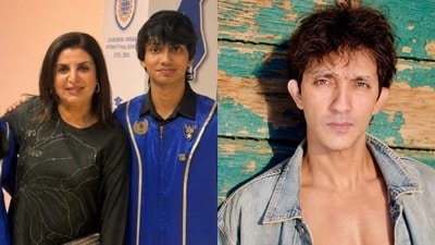 Farah Khan says she can't tell her son Czar and husband Shirish Kunder apart anymore. Farah Khan says she can't tell her son Czar and husband Shirish Kunder apart anymore.