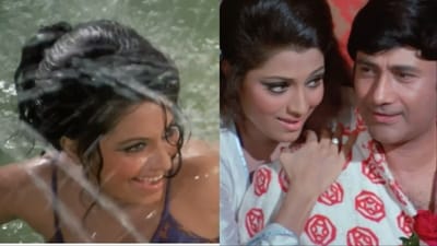Bindu and Dev Anand in a still from Joshila. Bindu and Dev Anand in a still from Joshila.