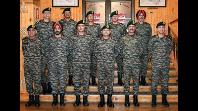 The COAS also called on LG VK Saxena and discussed strengthening civil–military cooperation, fostering closer coordination between administration and armed forces. (@adgpi) The COAS also called on LG VK Saxena and discussed strengthening civil–military cooperation, fostering closer coordination between administration and armed forces. (@adgpi)