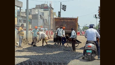 The development comes at a time when the MC is already grappling with delays in the release of funds for ongoing development works. (HT Photo)