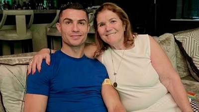 Cristiano Ronaldo’s mother, Dolores Aveiro, shows her support ahead of Portugal vs Colombia. (Dolores Aveiro/Instagram) Cristiano Ronaldo’s mother, Dolores Aveiro, shows her support ahead of Portugal vs Colombia. (Dolores Aveiro/Instagram)