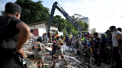 Twin earthquakes of magnitude 7.2 and 7.5 respectively struck the South American nation of Venezuela, causing immense loss of life and property (AFP) Twin earthquakes of magnitude 7.2 and 7.5 respectively struck the South American nation of Venezuela, causing immense loss of life and property (AFP)