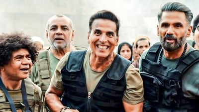 Welcome to the Jungle box office collection day 2: Akshay Kumar, Suniel Shetty, Disha Patani, Jacqueline Fernandez and others star in it. (HT_PRINT) Welcome to the Jungle box office collection day 2: Akshay Kumar, Suniel Shetty, Disha Patani, Jacqueline Fernandez and others star in it. (HT_PRINT)