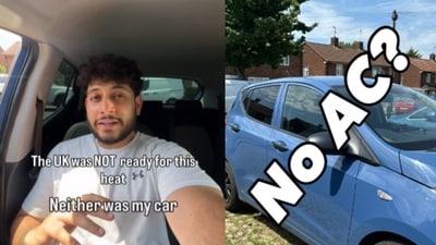 An Indian man in the UK was shocked after a mechanic told him his car had no AC at all. (Instagram/delhitolondon_) An Indian man in the UK was shocked after a mechanic told him his car had no AC at all. (Instagram/delhitolondon_)