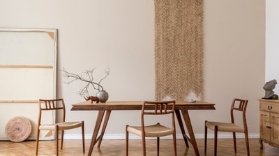 Know how to breathe life into beige tones with earthy elements. (Picture credit: Shutterstock)
