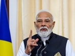 Prime Minister Narendra Modi speaks in Victoria on Sunday.