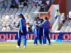 India's Deepti Sharma celebrates taking the catch of Bangladesh's Sobhana Mostary during the ICC Women's T20 World Cup cricket match between India and Bangladesh in Manchester
