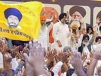 Addressing party workers, Tarsem Singh said Akali Dal Waris Punjab De would contest the forthcoming Punjab assembly elections under the leadership of Amritpal Singh. (HT Photo)