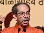 Mumbai, India. 19, 2026 - Uddhav Thackeray, Chief of Shiv Sena (UBT), addressed party members at Shanmukhanand Hall in Mumbai on the party’s 60th foundation day. Aditya Thackeray, Yuva Sena Chief, along with Sanjay Raut, Anil Desai, Arvind Sawant, Rajabhau Vaze, and other senior leaders, were also present. Mumbai, India. 19, 2026. (Photo by Raju Shinde/HT Photo) (Raju Shinde)