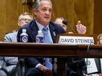 USPS chief David Steiner said the Postal Service would stop delivering mail ballots to states that refuse to share voter data under a proposed Trump administration rule.  Photographer: Valerie Plesch/Bloomberg
