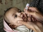 The Pulse Polio campaign will continue over the next few days through house-to-house visits as part of the district’s effort. (HT File)