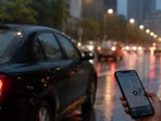 Passenger flags abusive message from Uber Black driver on app.