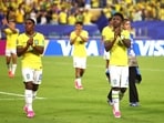 Vinicius Junior and Endrick during Brazil's final Group stage match.