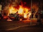 The vehicle was said to be operating with a commercial yellow number plate, indicating it was a hired taxi.