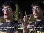 A man shared five life lessons he learned from his 9-to-5 job.