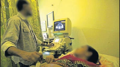A woman getting her sonography done at Beed city, Beed district, India, on Thursday, June 7, 2012. Photo by- Vidya Subramanian (Hindustan Times) A woman getting her sonography done at Beed city, Beed district, India, on Thursday, June 7, 2012. Photo by- Vidya Subramanian (Hindustan Times)