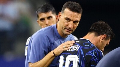 Argentina coach Lionel Scaloni made nine changes to the team that played against Austria. (REUTERS)