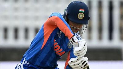 Smriti Mandhana plays a shot during the ICC Women's T20 cricket world cup 2026. (AFP) Smriti Mandhana plays a shot during the ICC Women's T20 cricket world cup 2026. (AFP)