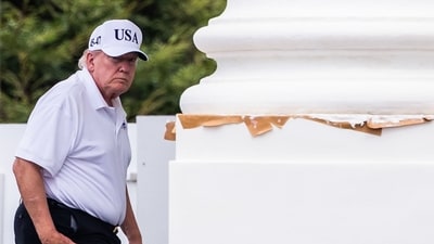 Last week, US President Donald Trump (in picture) threatened to annihilate Iran. (Bloomberg)