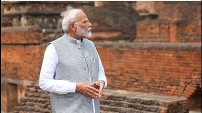 The rebuilding of Nalanda University is going to start the golden era of India, Prime Minister Narendra Modi had said while inaugurating the new campus of the university in June 2024. (File photo) The rebuilding of Nalanda University is going to start the golden era of India, Prime Minister Narendra Modi had said while inaugurating the new campus of the university in June 2024. (File photo)