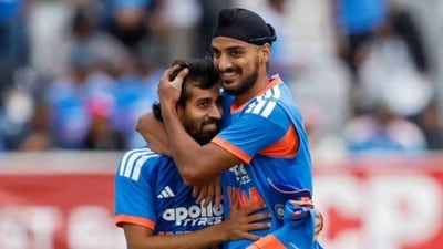 Prince Yadav gave an impressive account of himself with three scalps on his debut as he finished with 3 for 22. (BCCI) Prince Yadav gave an impressive account of himself with three scalps on his debut as he finished with 3 for 22. (BCCI)
