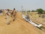 A Cessna aircraft crashed in Kasganj in Uttar Pradesh on Monday.