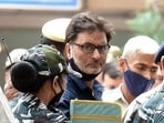 JKLF chief Yasin Malik, who has been named by the state investigation agency (SIA) as the primary mastermind behind the 1990 abduction and murder of nurse Sarla Bhat. (HT file photo)