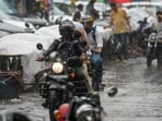 Gram it: Motorists make way through a rain-soaked road on Okhla-Sarita Vihar route as Delhi finally saw showers. But just before this downpour, on Monday afternoon the Capital its highest-ever peak power demand, witnessing a new all-time record, at 8,748 MW amid the heatwave. 