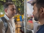 CJP founder Abhijeet Dipke with father of a NEET aspirant who died by suicide.