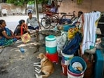 The drive began on June 25 after the Delhi Disaster Management Authority (DDMA) issued eviction notices to around 310 families in May, citing flooding risk. (RAJ K RAJ /HT PHOTO)
